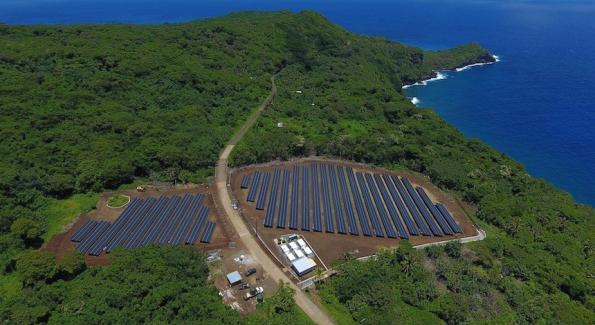 Dans le Pacifique, une île est autonome en énergie grâce au soleil
