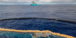 The Ocean Cleanup réussit un premier test de dépollution du 7e continent