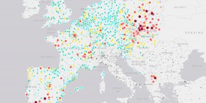 L'Agence européenne pour l'environnement lance une carte interactive de la qualité de l'air