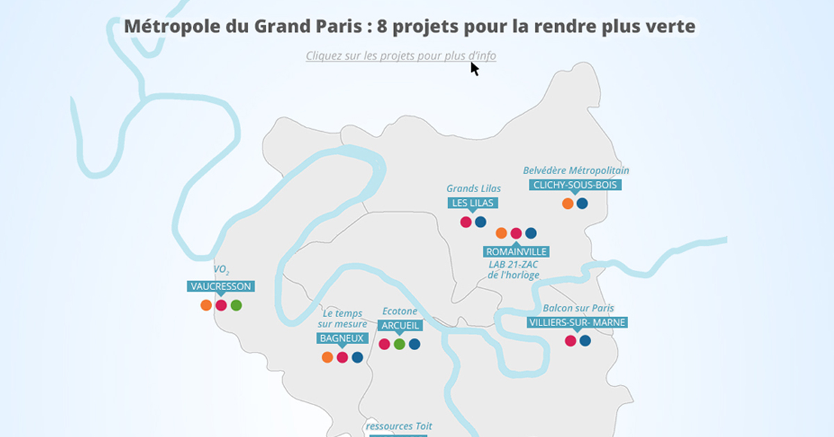 [INFOGRAPHIE] Métropole du Grand Paris : huit projets pour la rendre plus verte