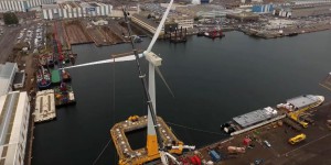 L'éolienne flottante Floatgen produit ses premiers kilowatts heure