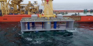 Projet OceanQuest : mise en service de l'hydrolienne marine  