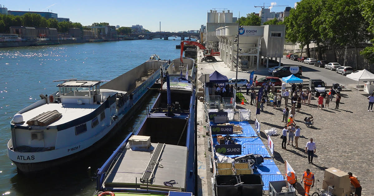 [VIDEO] Déchetterie flottante : Paris expérimente la collecte par voie fluviale