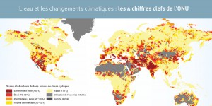 [INFOGRAPHIE] L'eau et les changements climatiques : les quatre chiffres clefs de l'ONU