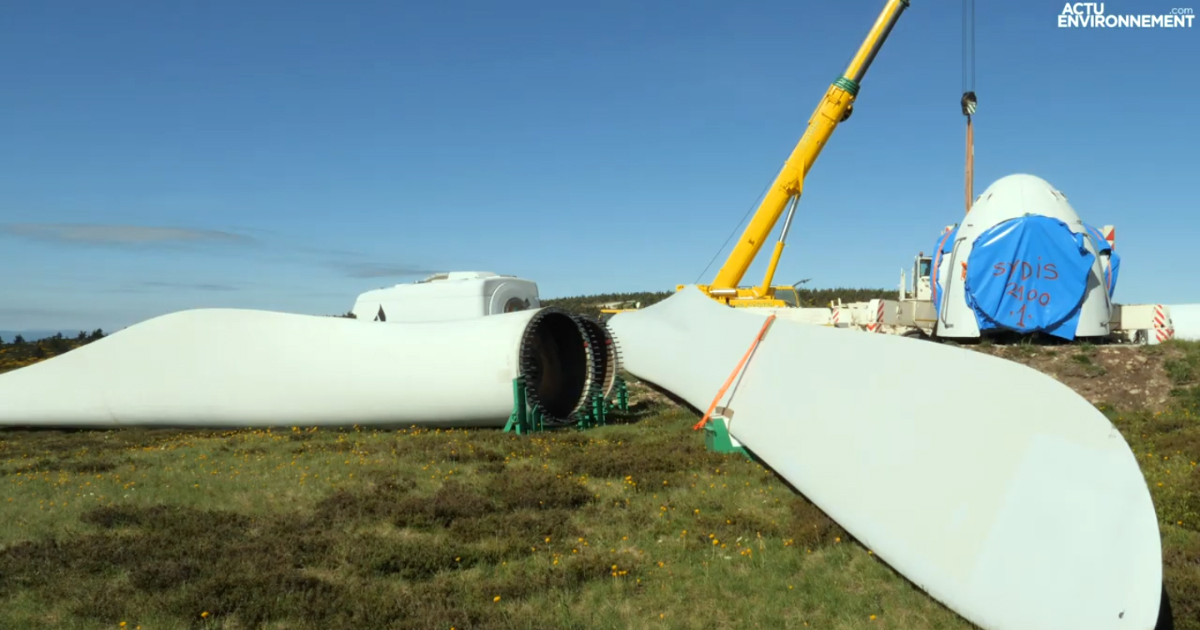 [VIDEO] Le parc éolien de Cham Longe, un des premiers chantiers de repowering en France