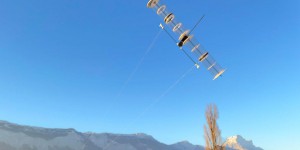 À Grenoble, un ingénieur conçoit une éolienne aéroportée à l'allure de cerf-volant