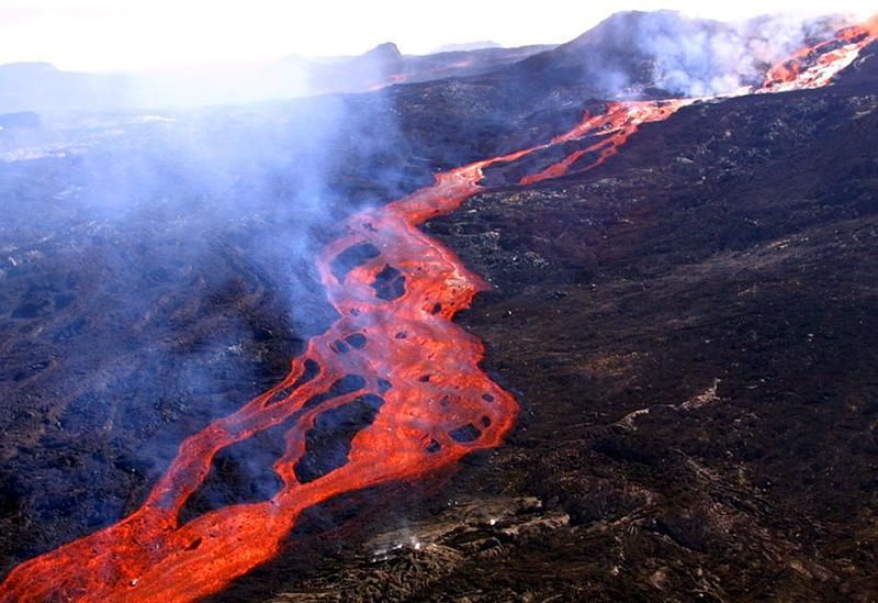 Éruption du Piton de la Fournaise à la Réunion