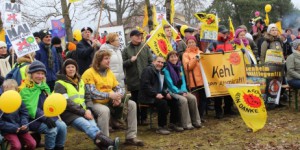 Alsace: manifestation d' 'antinucléaires' frontaliers  