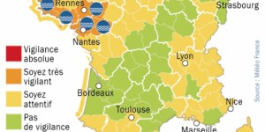 Crues : sept départements du nord-ouest en vigilance orange
