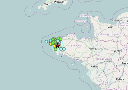 Nouveau tremblement de terre en Bretagne, 'comme une explosion'