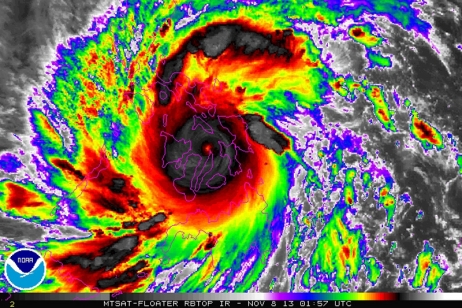 Le super-typhon Haiyan est-il dû au réchauffement climatique?