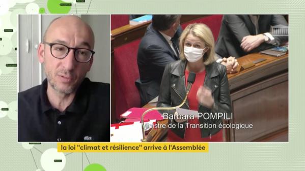Loi Climat : 'Nous ne sommes pas au rendez-vous', estime Sylvain Burquier, de la Convention citoyenne