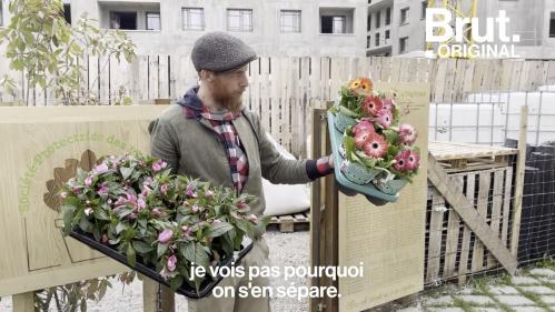 VIDEO. À Lyon, Nicolas donne une seconde vie à des plantes destinées à être jetées