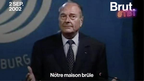 VIDEO. 'Notre maison brûle et nous regardons ailleurs' : le discours visionnaire de Jacques Chirac à Johannesburg