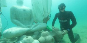 Au musée subaquatique de Marseille, une statue connectée veille à la qualité de l’eau
