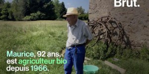VIDEO. À 92 ans, Maurice prône une autre agriculture