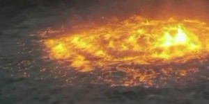 Explosion d'un pipeline : un 'oeil de feu' surgit dans le golfe du Mexique