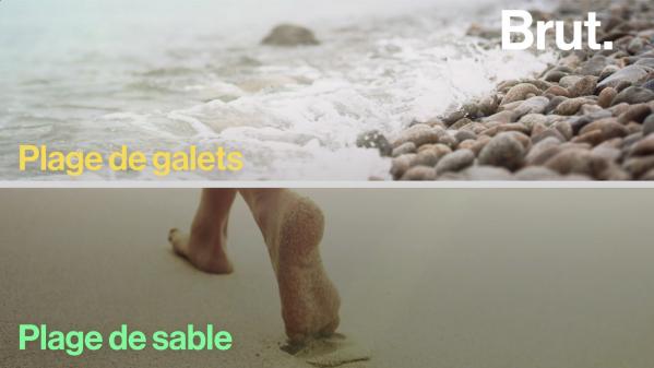 VIDEO. Quelle est la différence entre une plage de sable et une plage de galets ?