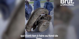 VIDEO. Pour sensibiliser, ce jeune garçon expose les déchets trouvés dans la Seine
