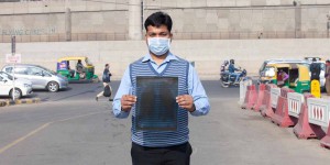 PHOTOS. New Delhi : ils exhibent leurs poumons pour alerter contre la pollution