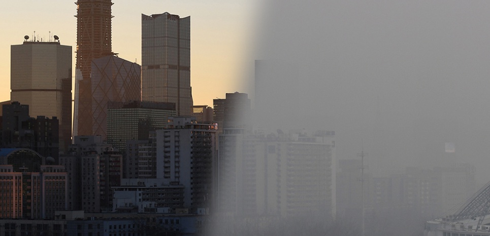 PHOTOS. Comment la pollution efface le paysage en Chine