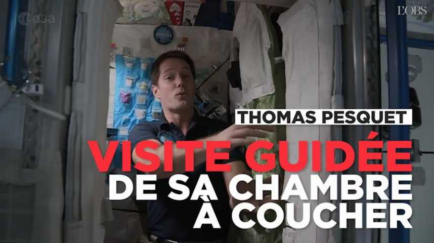 VIDEO. Thomas Pesquet nous fait visiter sa chambre à bord de l'ISS