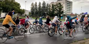 Convoi de l’eau : à Orléans, on a roulé à vélo avec les opposants aux mégabassines